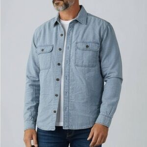 Vintage Timberland Pro Series Denim Fleece Lined Jean Jacket/Shirt